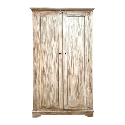 Armadio etnico in teak shabby chic arte povera