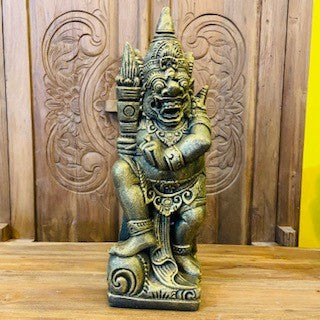 Statue en pierre Barong Raksasa, divinité hindoue gardienne