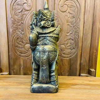 Statue en pierre Barong Raksasa, divinité hindoue gardienne