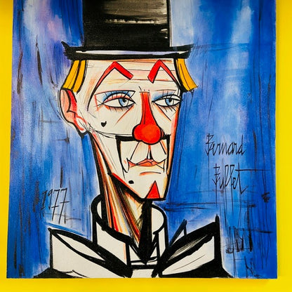 Bernard buffet quadro pagliaccio e Impressionismo