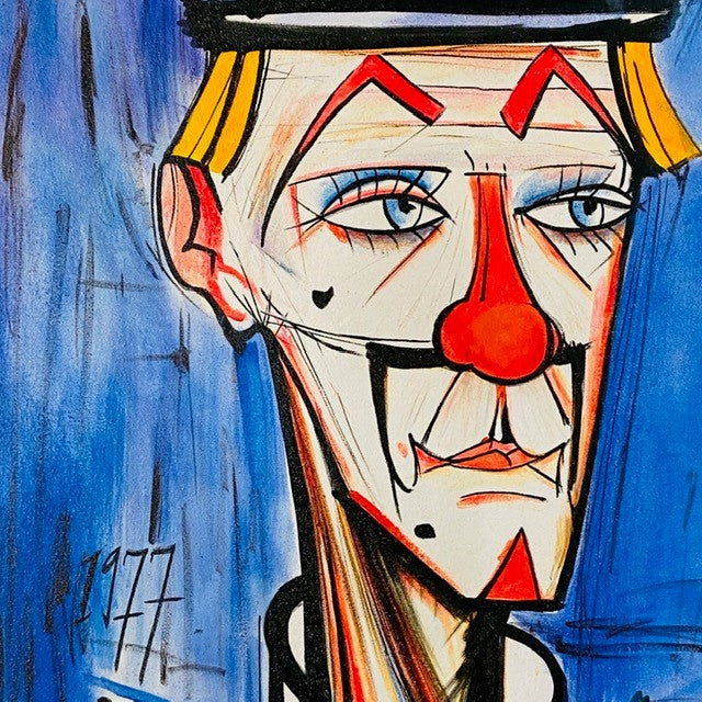 Bernard buffet quadro pagliaccio e Impressionismo
