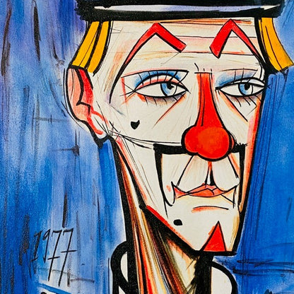 Bernard buffet quadro pagliaccio e Impressionismo