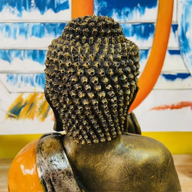 Statua Buddha in Meditazione Yoga Relax Orientale