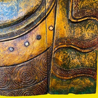 Buddha Pannello In Legno Pieghevole In Rilievo - ETNICBAY