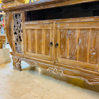 Meuble TV Buffet Meubles Ethnique Teck Shabby Vintage