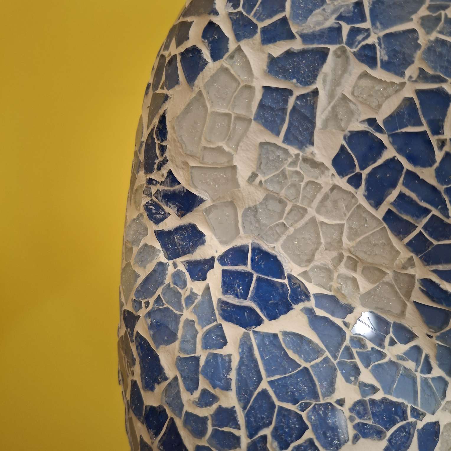 Busto di venere lampada tavolo abatjour in vetro bianca/blu - ETNICBAY
