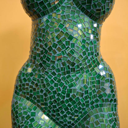 Busto di venere lampada tavolo abatjour in vetro verde - ETNICBAY