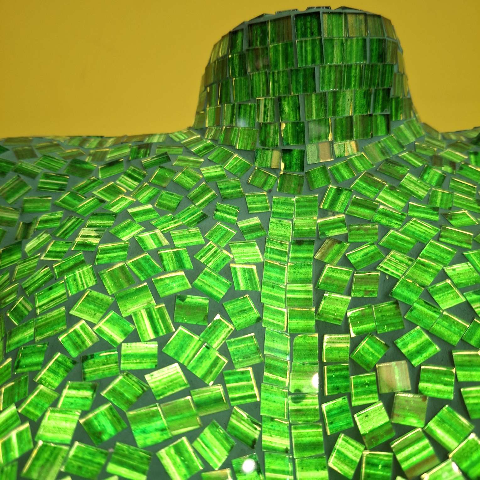 Busto di venere lampada tavolo abatjour in vetro verde - ETNICBAY