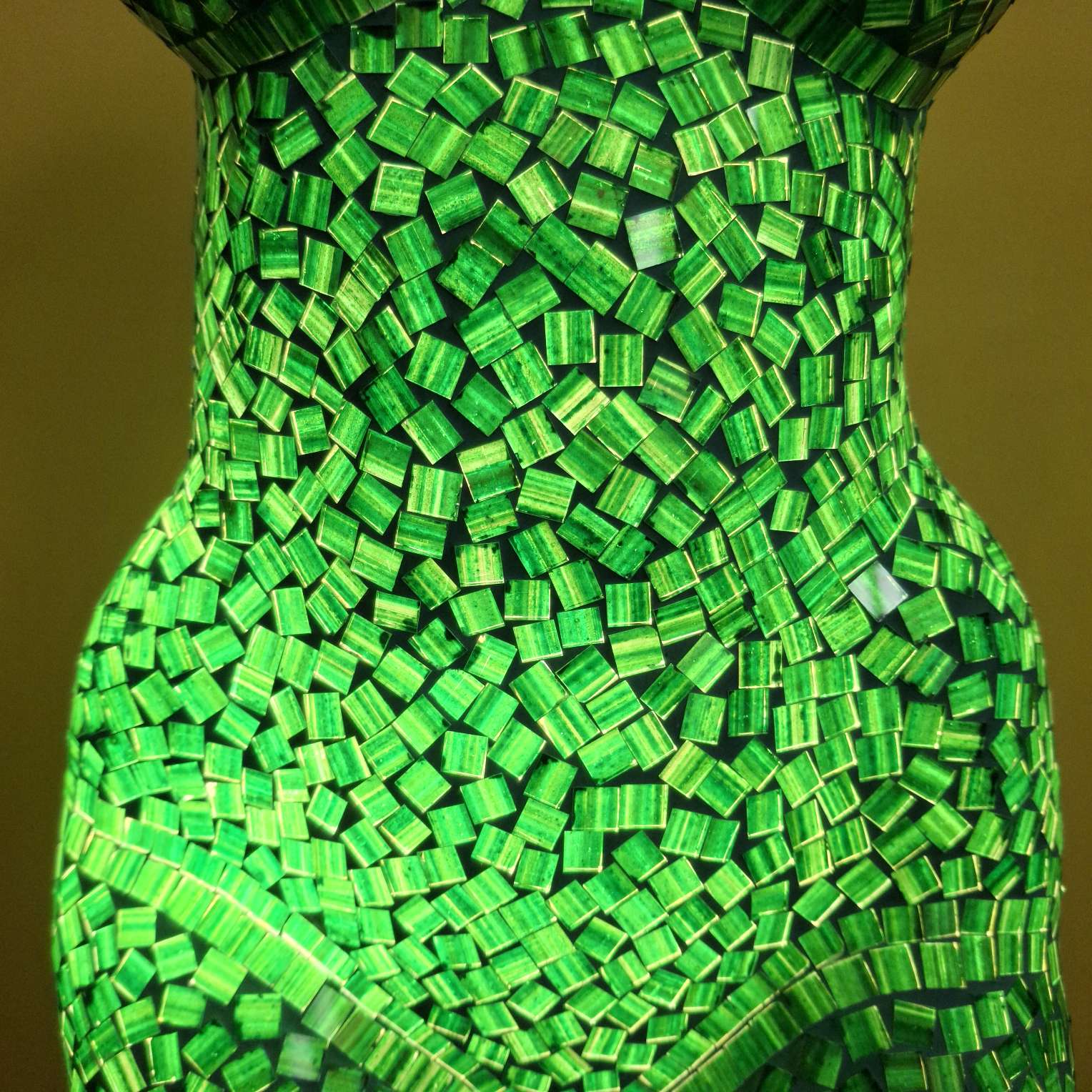 Busto di venere lampada tavolo abatjour in vetro verde - ETNICBAY