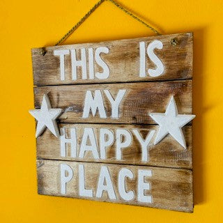 Tavola Deco My Happy Place Stelle Rilievo - ETNICBAY
