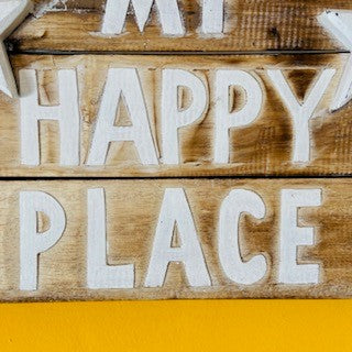 Tavola Deco My Happy Place Stelle Rilievo - ETNICBAY