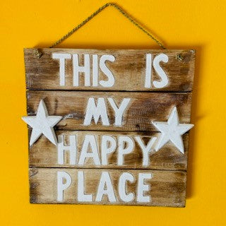 Tavola Deco My Happy Place Stelle Rilievo - ETNICBAY