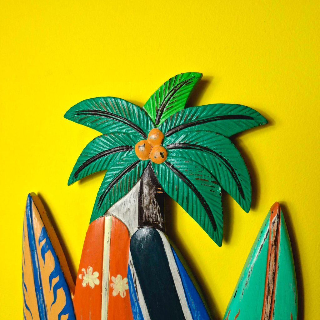 Benvenuti Cartello Welcome legno stile surfista