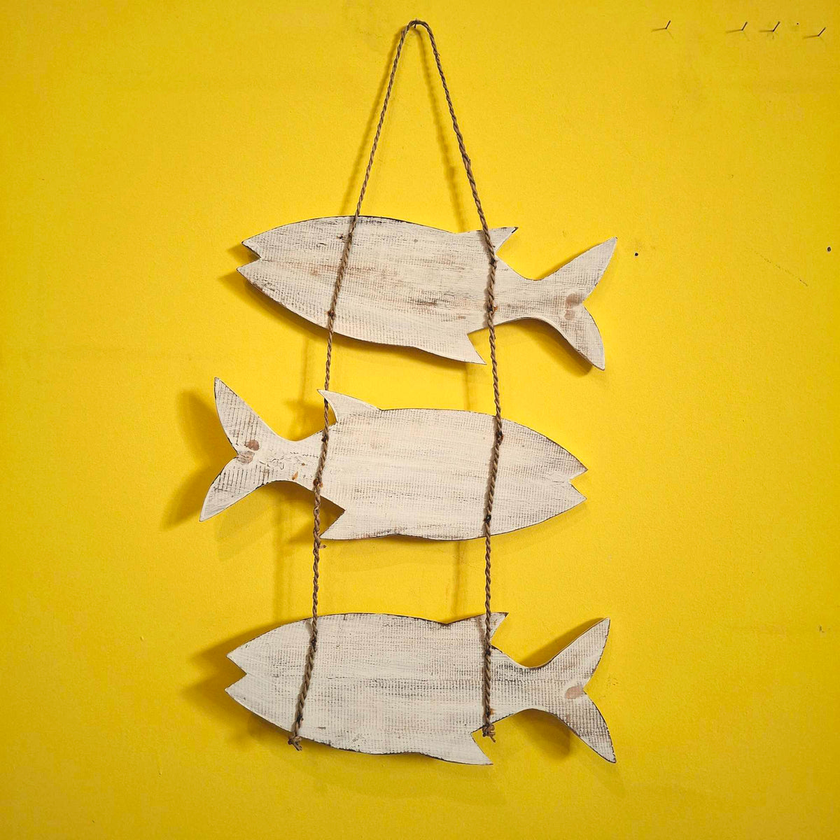 Pesci in legno Cartello marinaro frase pescatori
