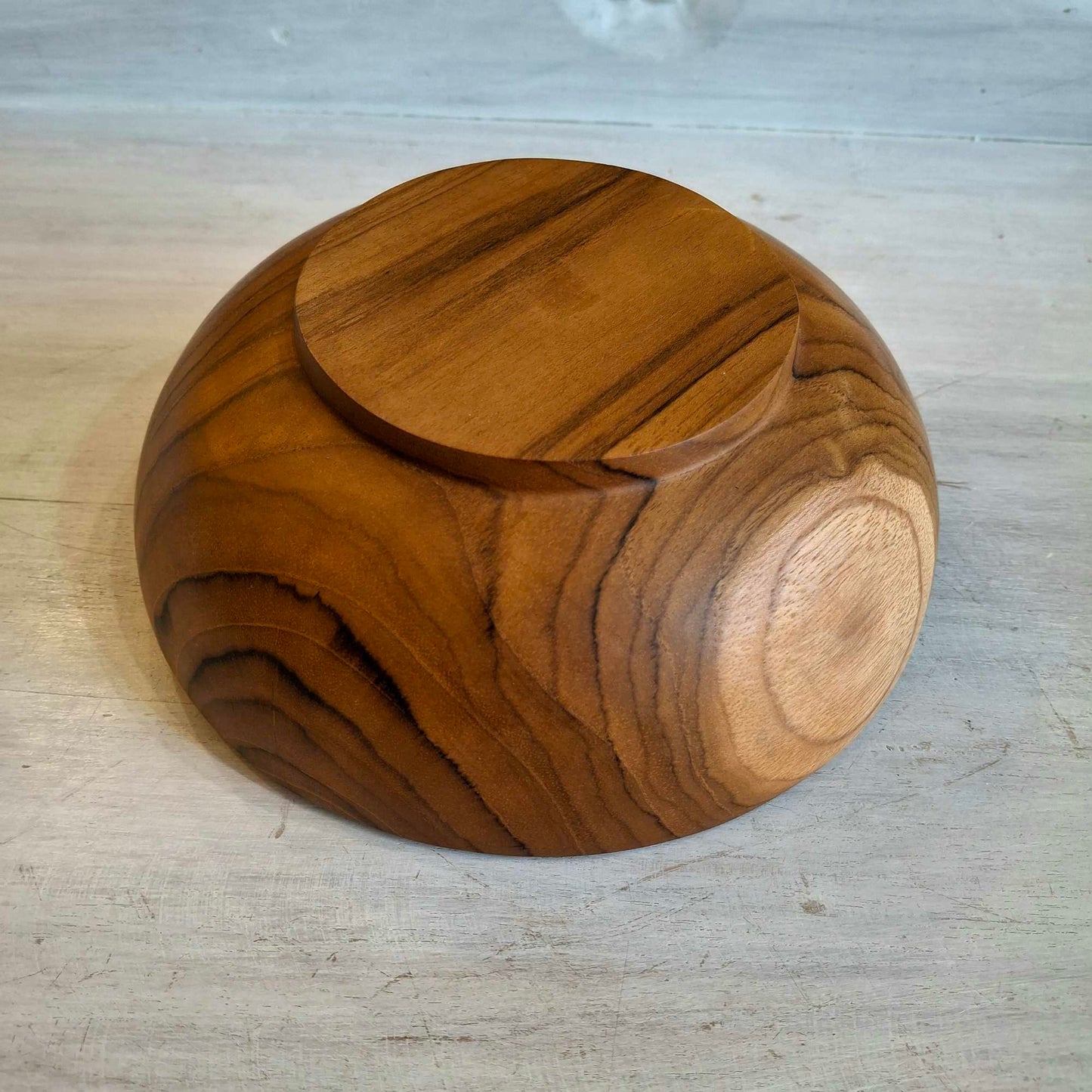 Ciotola in legno teak naturale