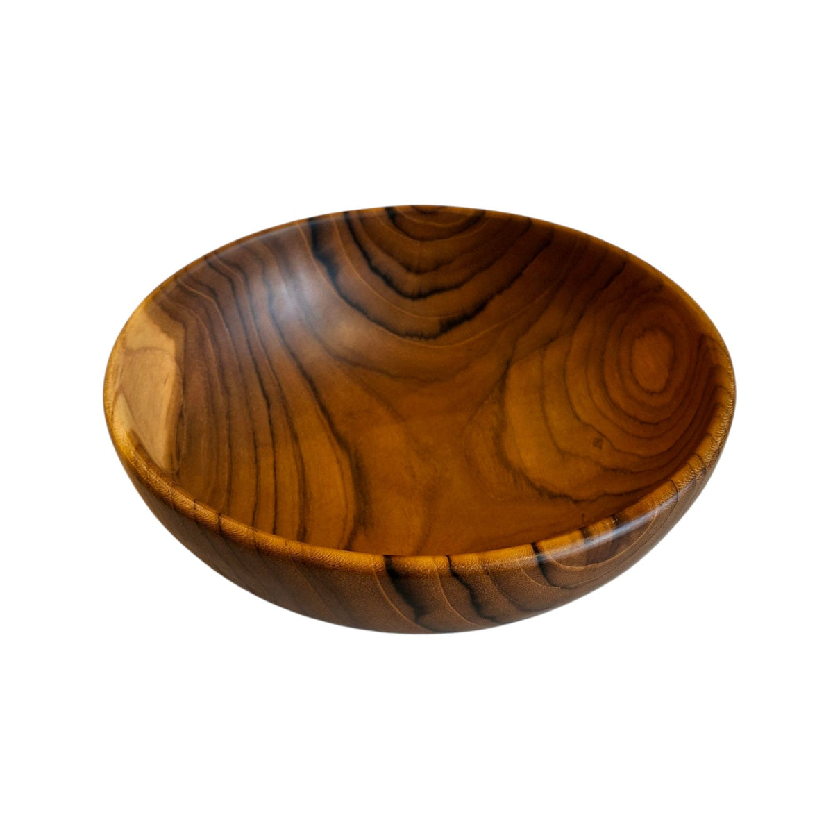 Piatto rustico Ciotola in legno teak naturale