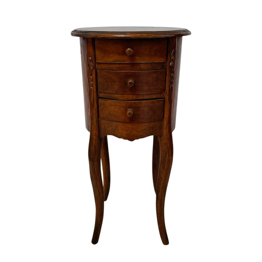 Table de chevet vintage en bois de teck
