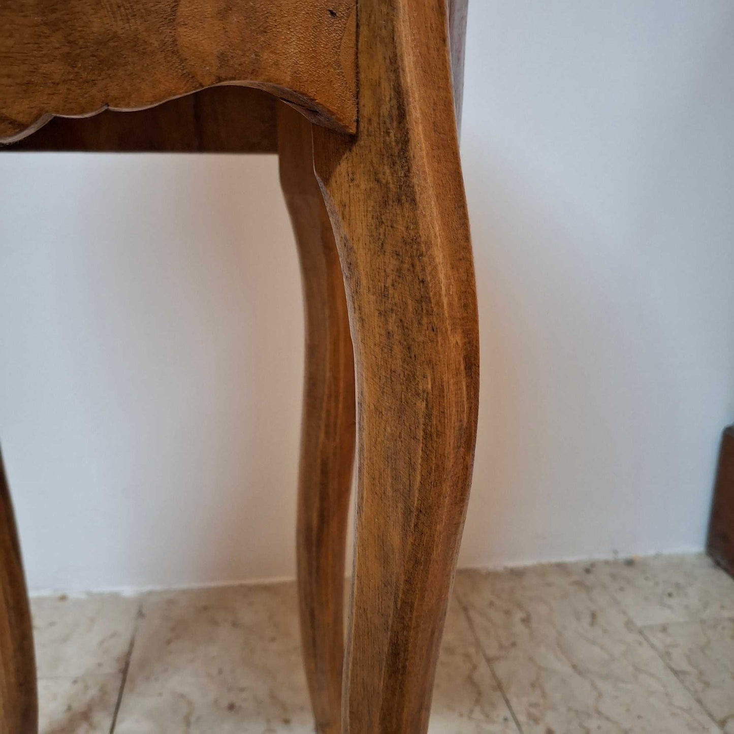 Table de chevet vintage en bois de teck