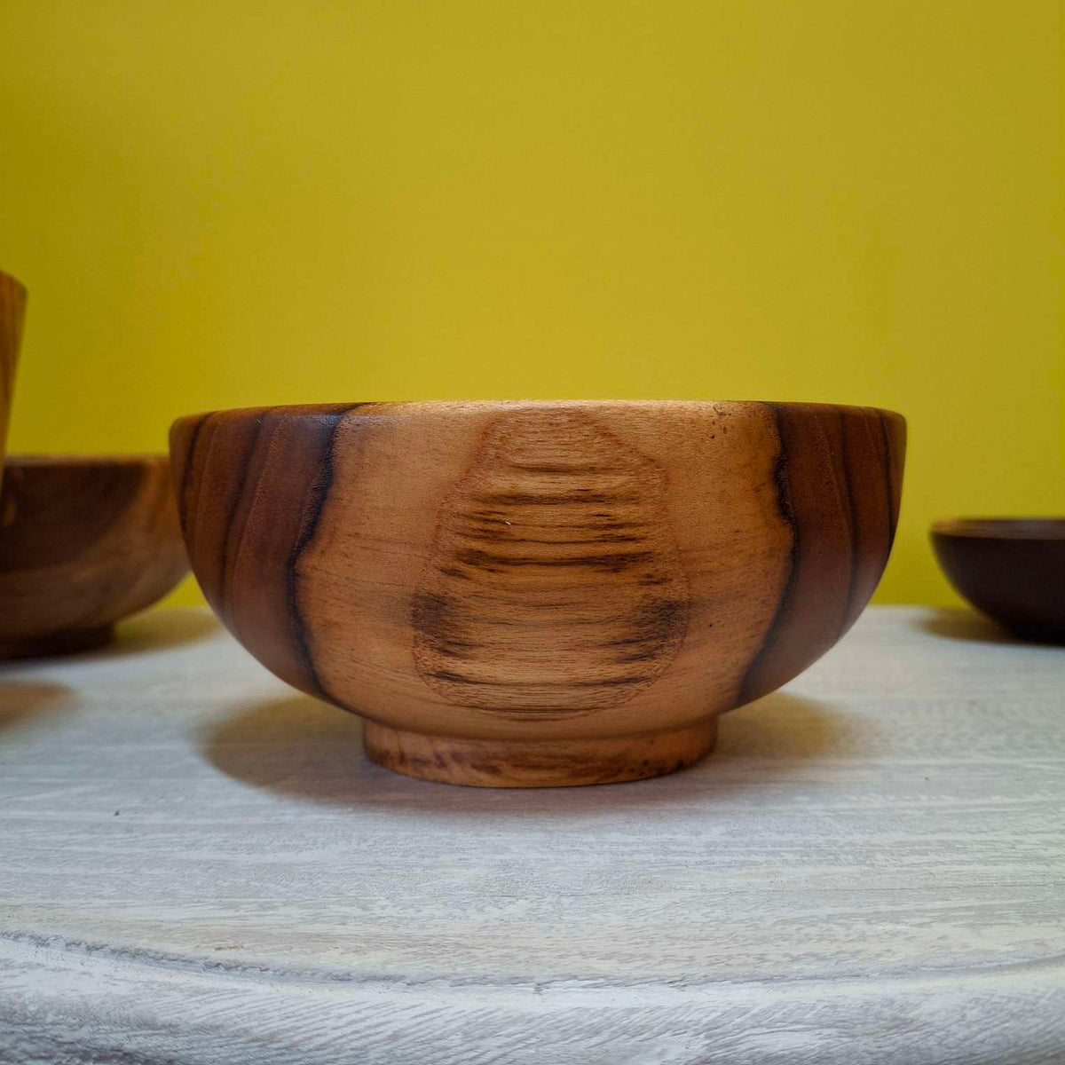 Ciotola piatto centro tavola in legno teak - ETNICBAY