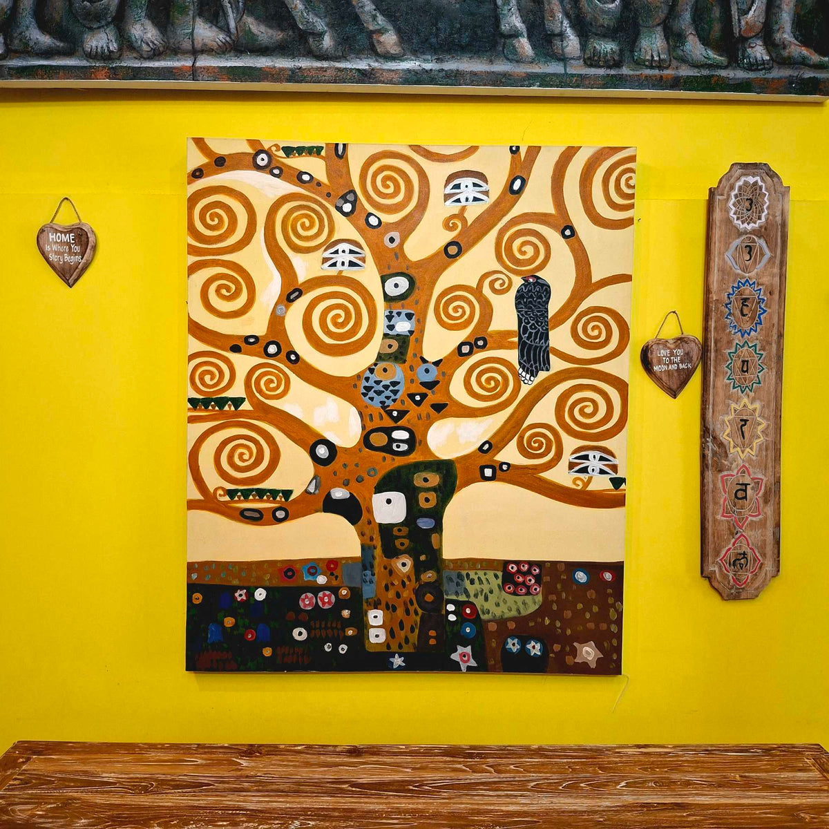 Quadro albero della vita di Gustav klimt ad olio