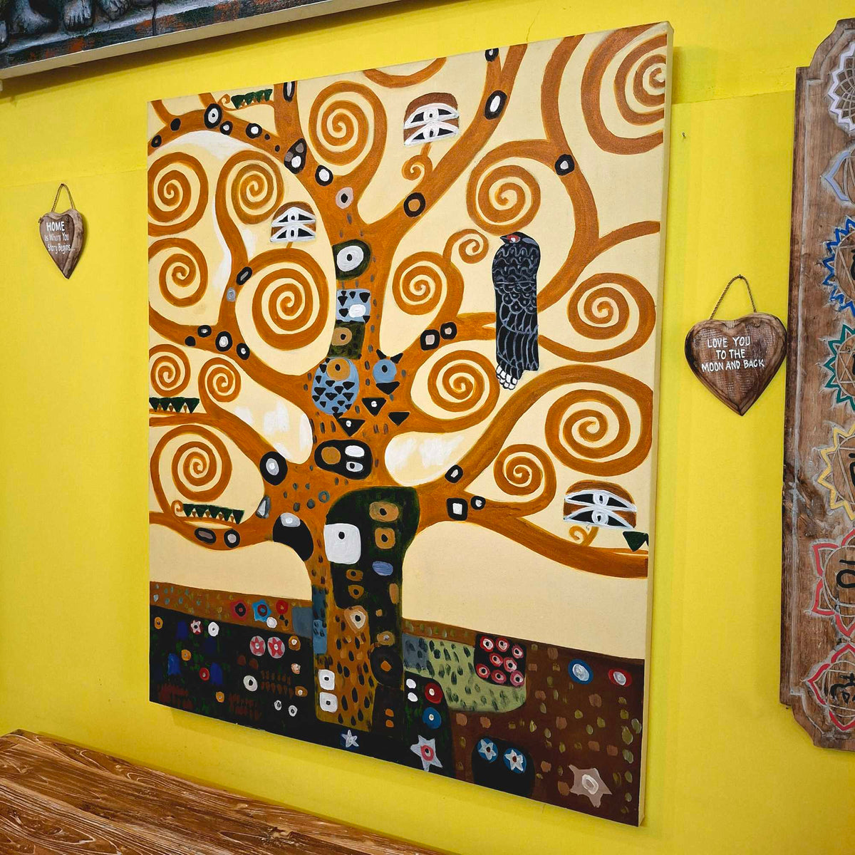 Quadro albero della vita di Gustav klimt ad olio