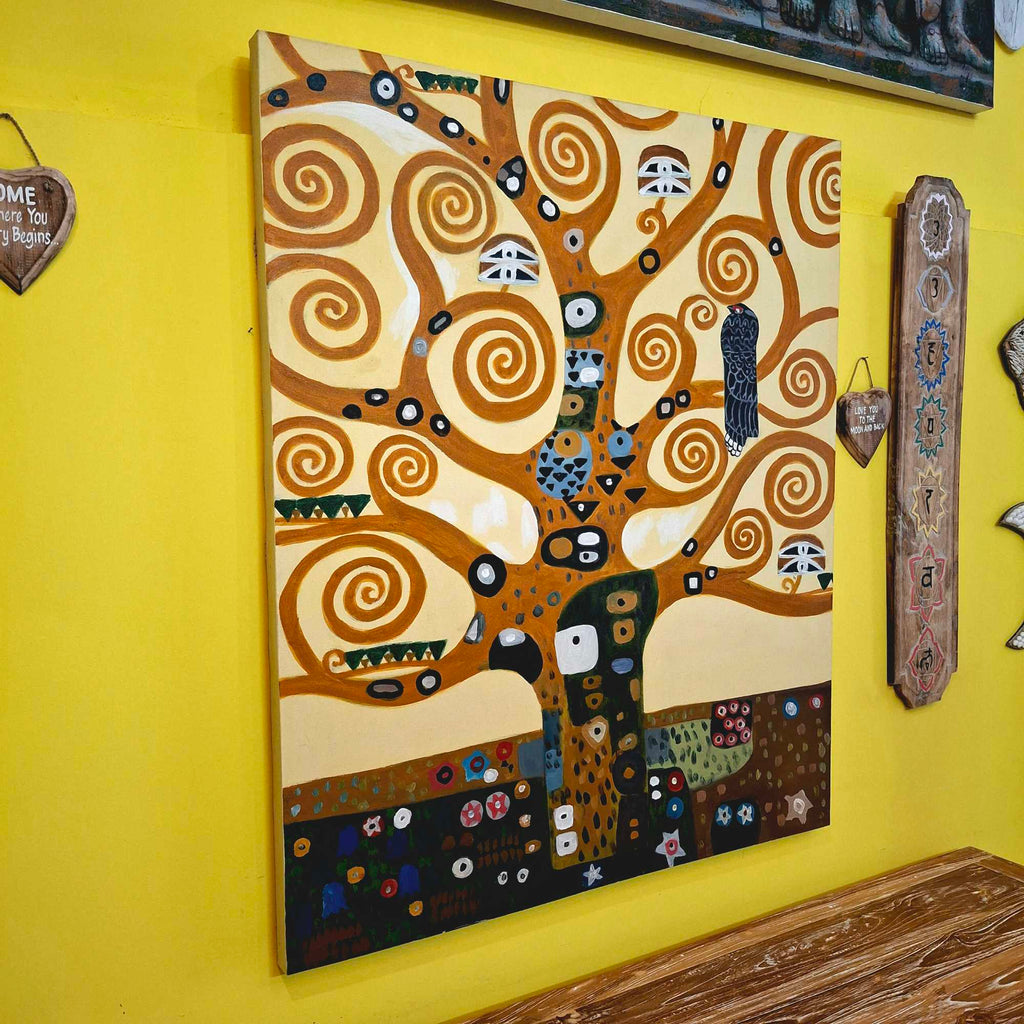 Quadro albero della vita di Gustav klimt ad olio