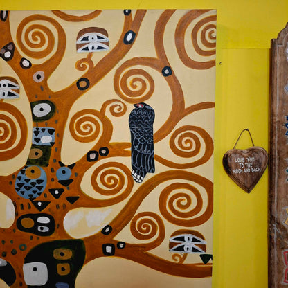 Copia d' autore l' albero della vita di Gustav klimt