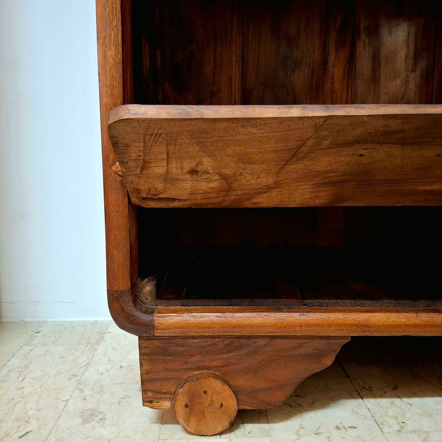 Credenza vetrinetta vintage anni 60 70 legno teak