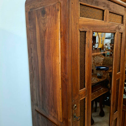 Credenza vetrinetta vintage anni 60 70 legno teak