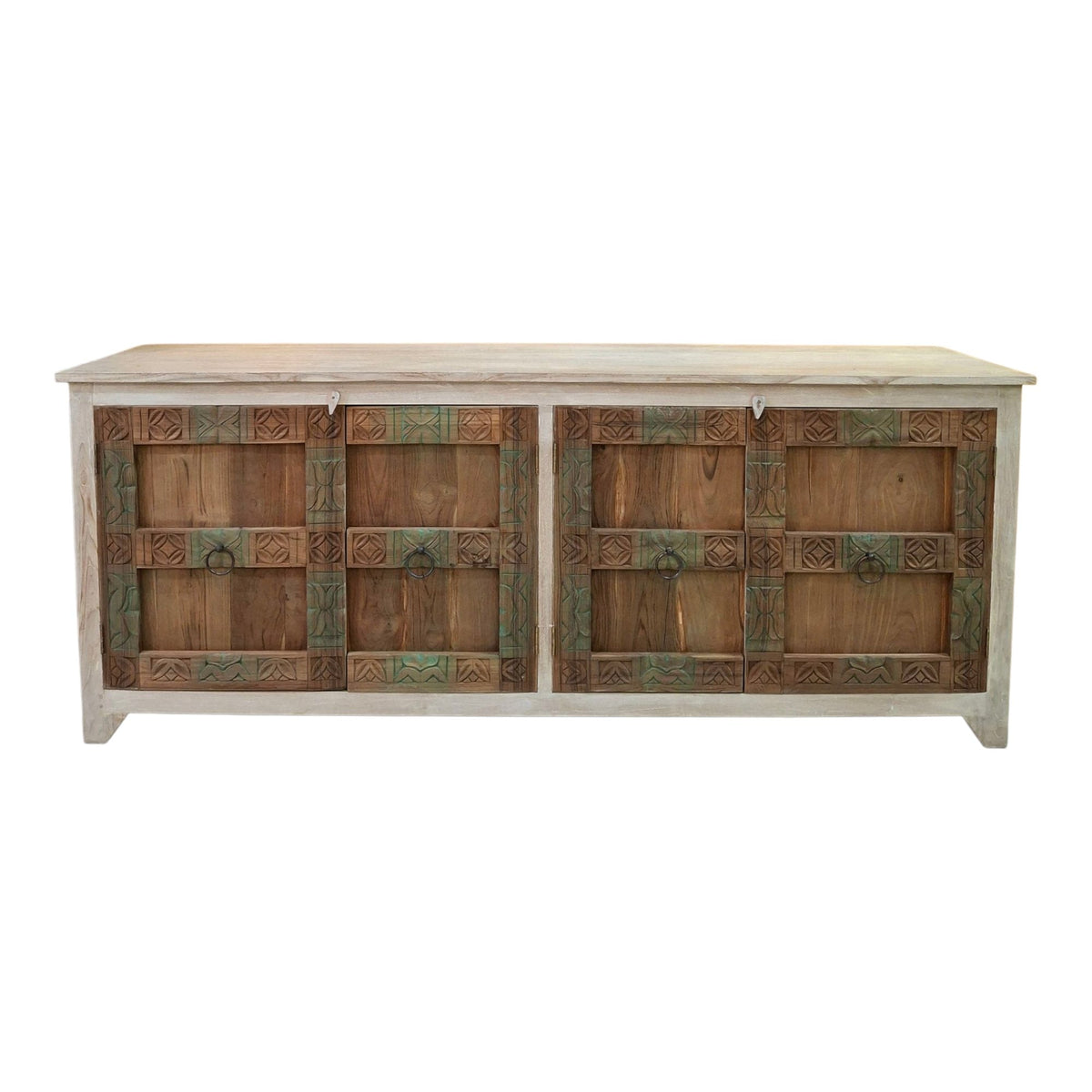 Credenza Bali In Legno Teak Madia Shabby Chic - ETNICBAY