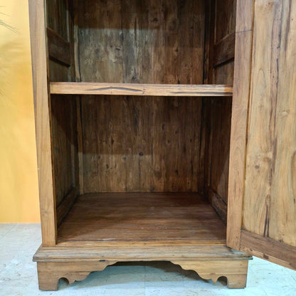 Credenza etnica a colonna armadio vintage in teak