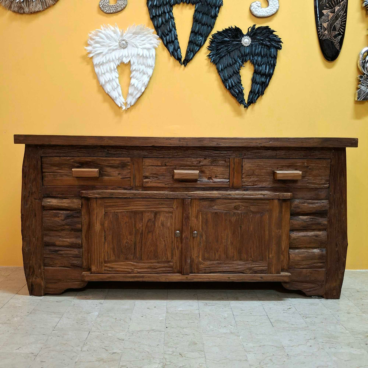Credenza etnica madia porta tv mobile rustico
