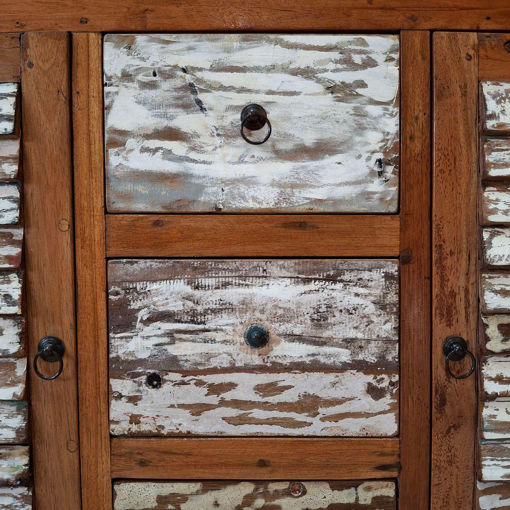 Mobile etnico madia in legno teak buffet rustico