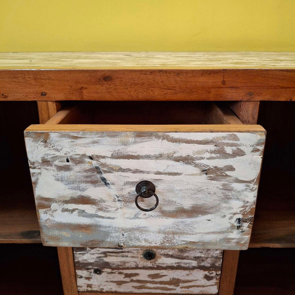 Mobile etnico madia in legno teak buffet rustico