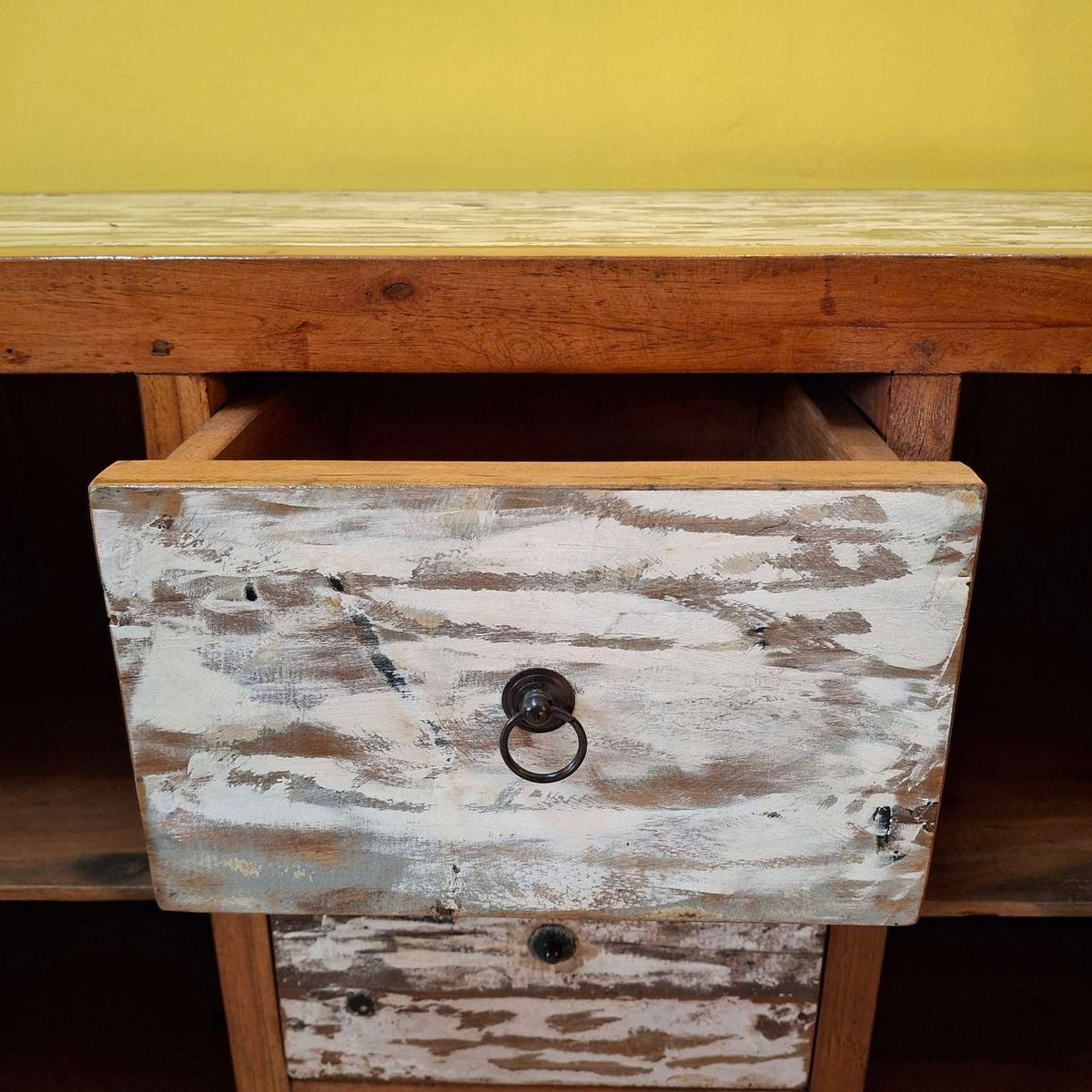 Mobile etnico madia in legno teak buffet rustico