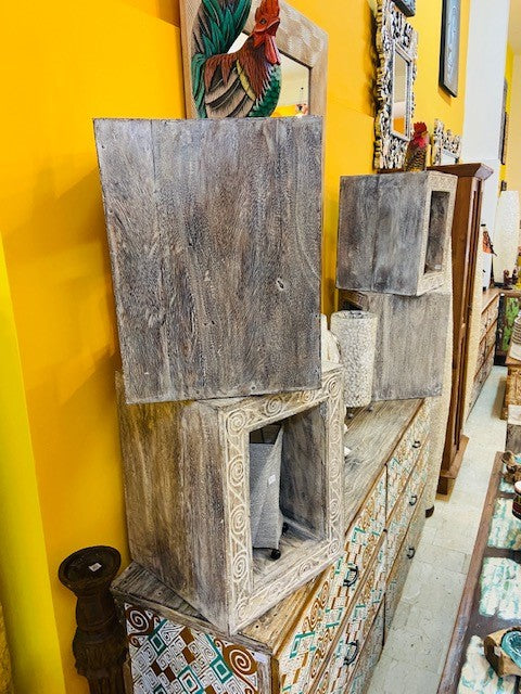 Libreria cubo pensile comodino sgabello tavolino - ETNICBAY