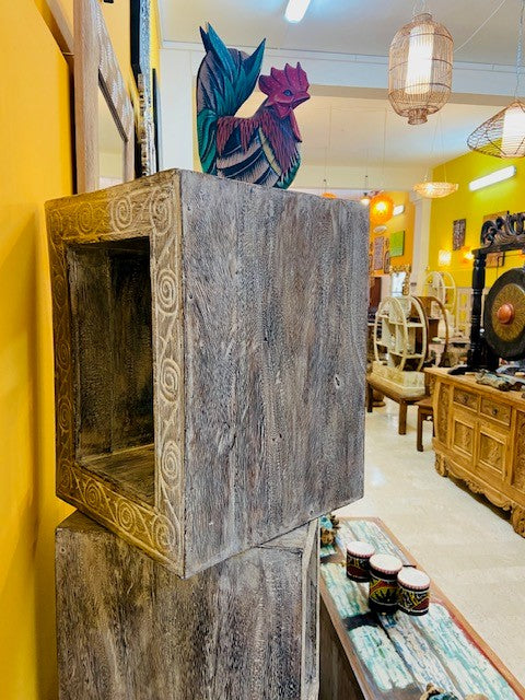 Libreria cubo pensile comodino sgabello tavolino - ETNICBAY