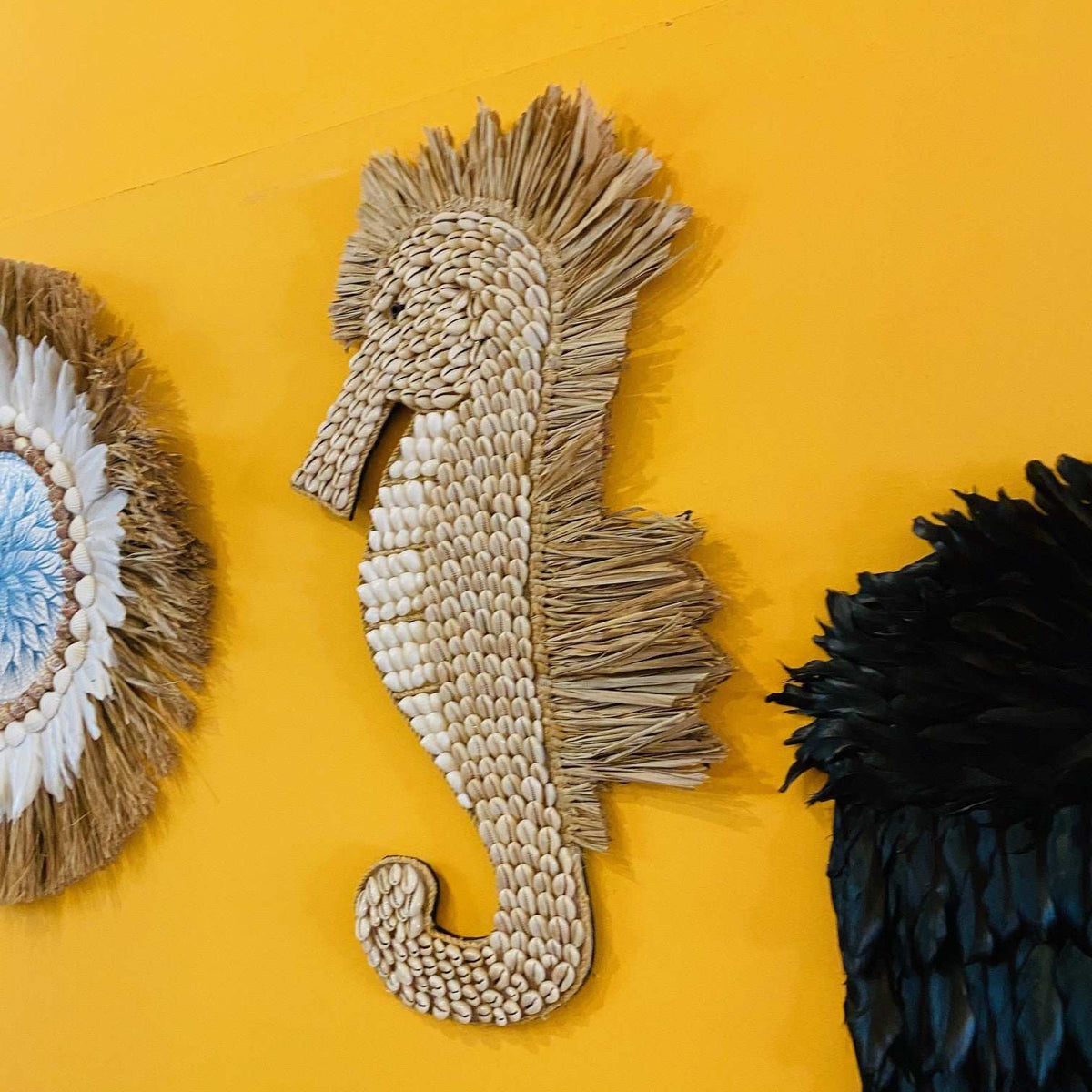 Decorazione cavalluccio marino e conchiglie mare - ETNICBAY