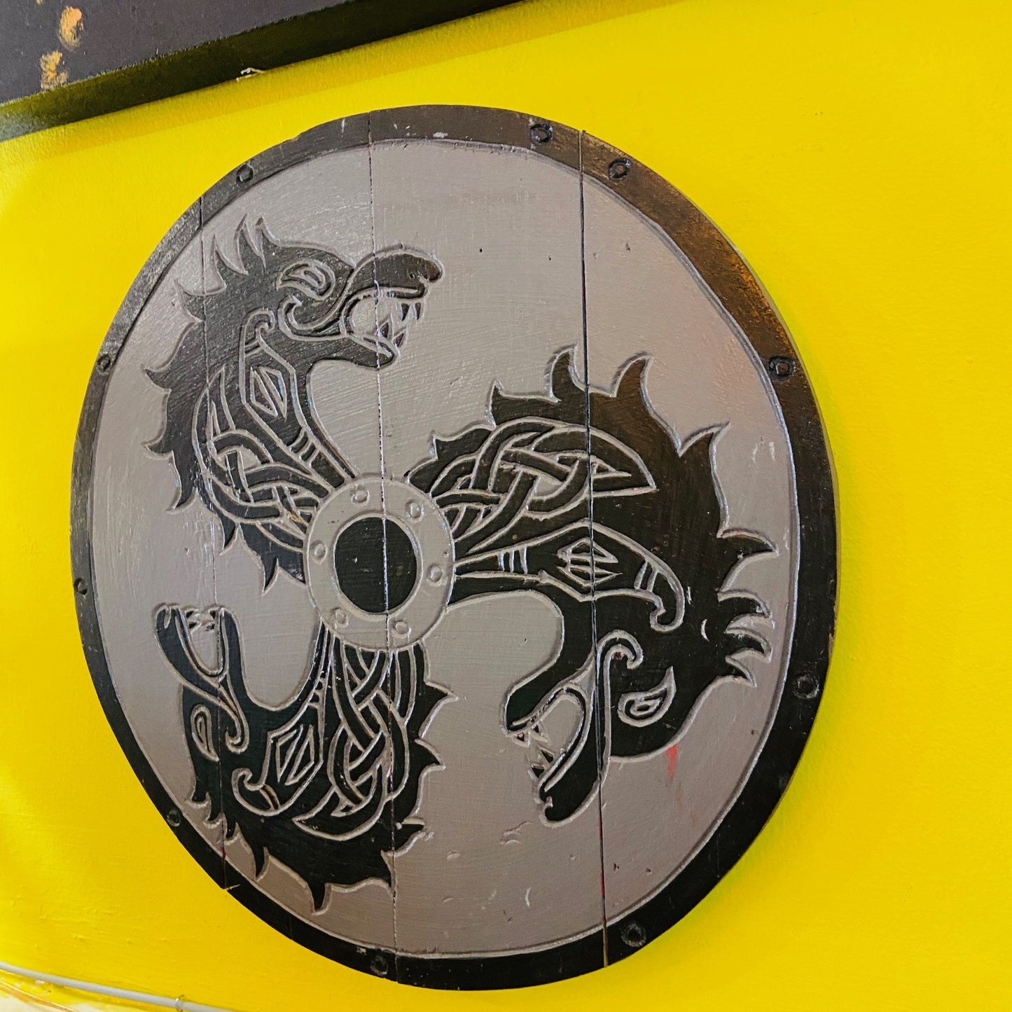 Oriental Dragons Round Martial Arts Painting