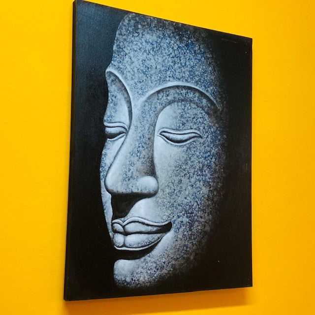 Buddha dipinto su tela quadro etnico orientale - ETNICBAY