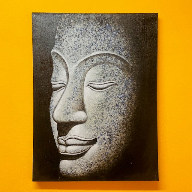 Buddha dipinto su tela quadro etnico orientale - ETNICBAY