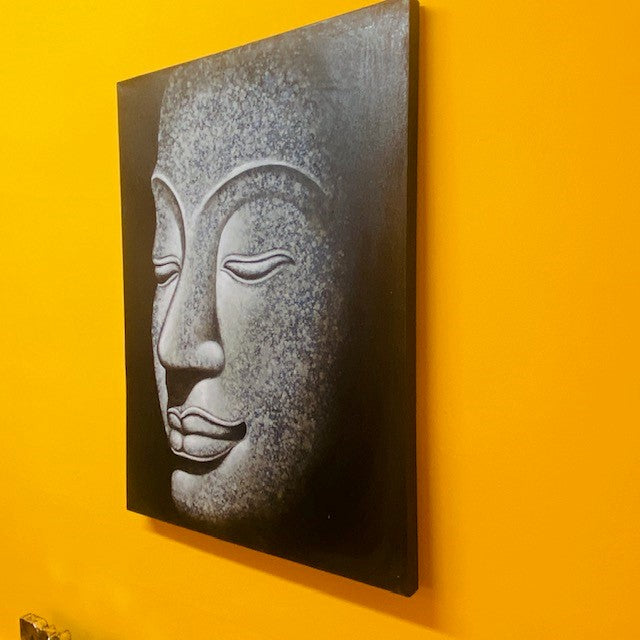 Buddha dipinto su tela quadro etnico orientale - ETNICBAY