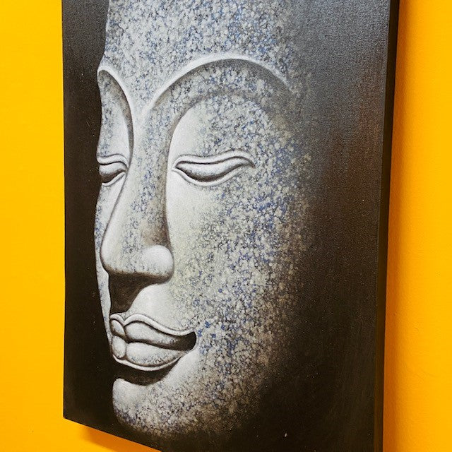 Buddha dipinto su tela quadro etnico orientale - ETNICBAY