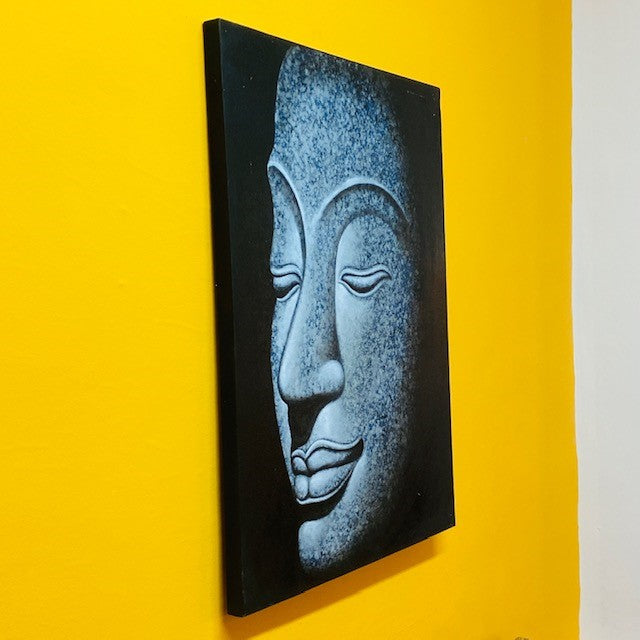 Buddha dipinto su tela quadro etnico orientale - ETNICBAY