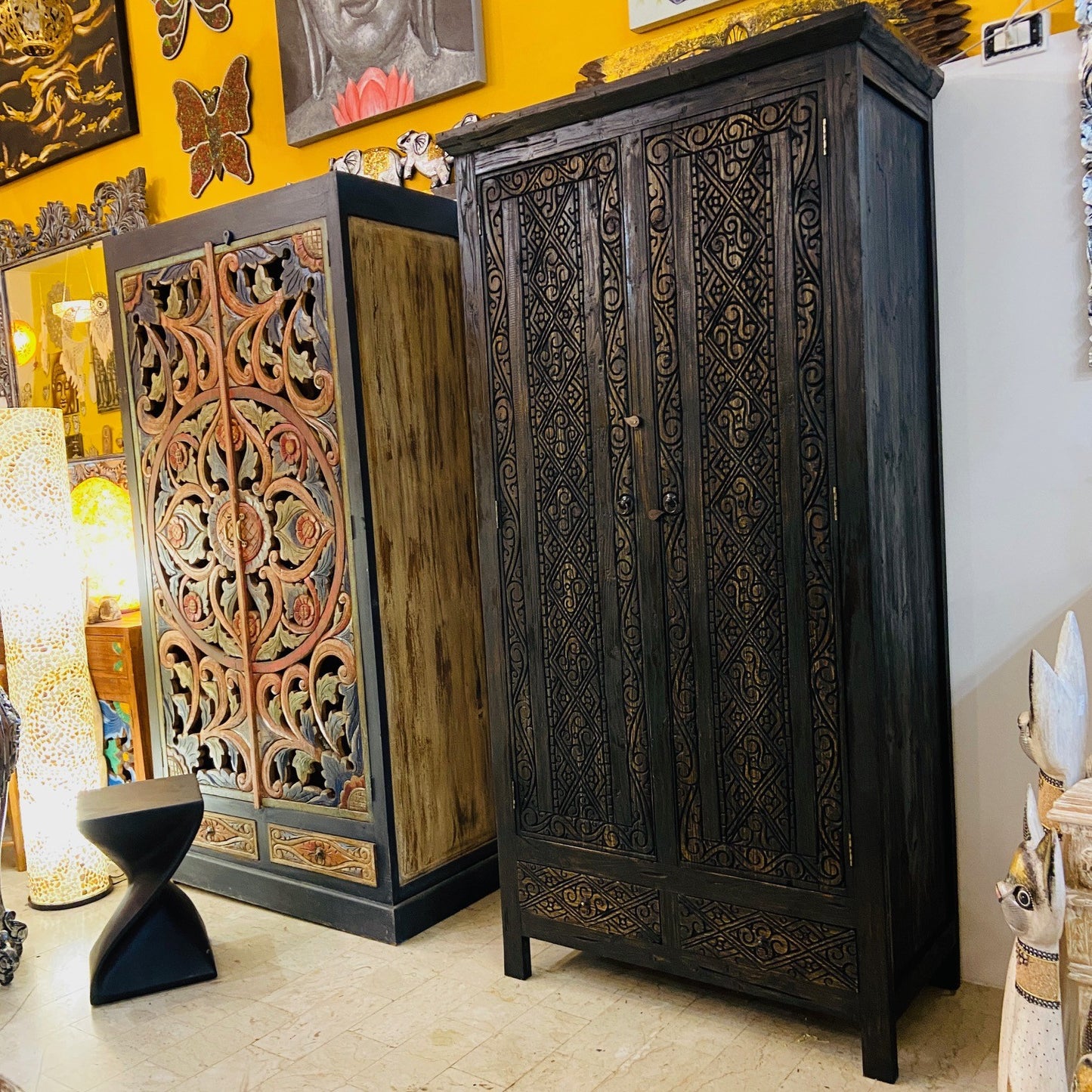 Armoire ethnique viking Armoire tribale celtique