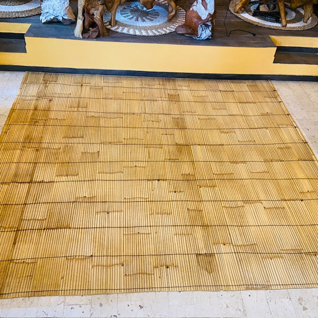 Tappeto Etnico in Bamboo Naturale Artigianale Balinese