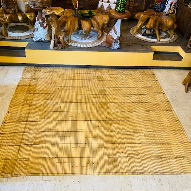 Tappeto Etnico in Bamboo Naturale Artigianale Balinese