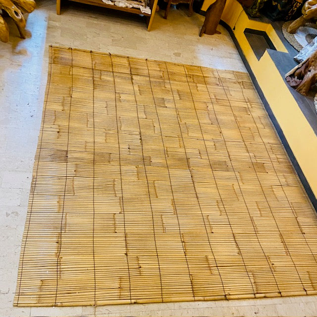 Tappeto Etnico in Bamboo Naturale Artigianale Balinese