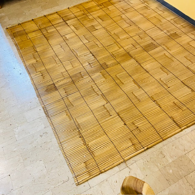 Tappeto Etnico in Bamboo Naturale Artigianale Balinese