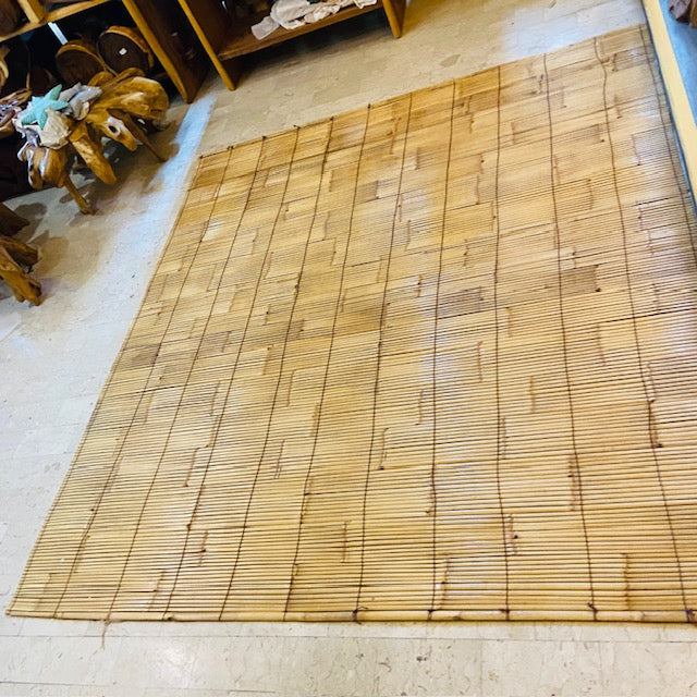 Tappeto Etnico in Bamboo Naturale Artigianale Balinese